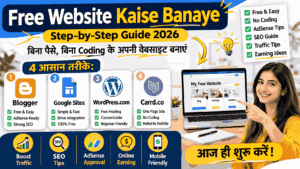 Free Website Kaise Banaye